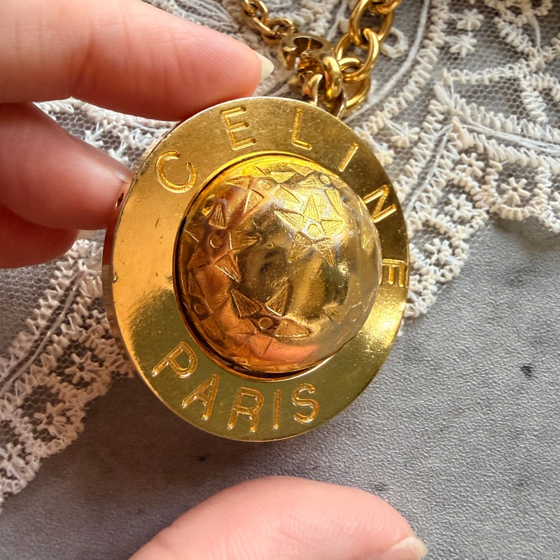 Celine 星球吊飾 包包掛飾 長項鏈 毛衣鏈-9