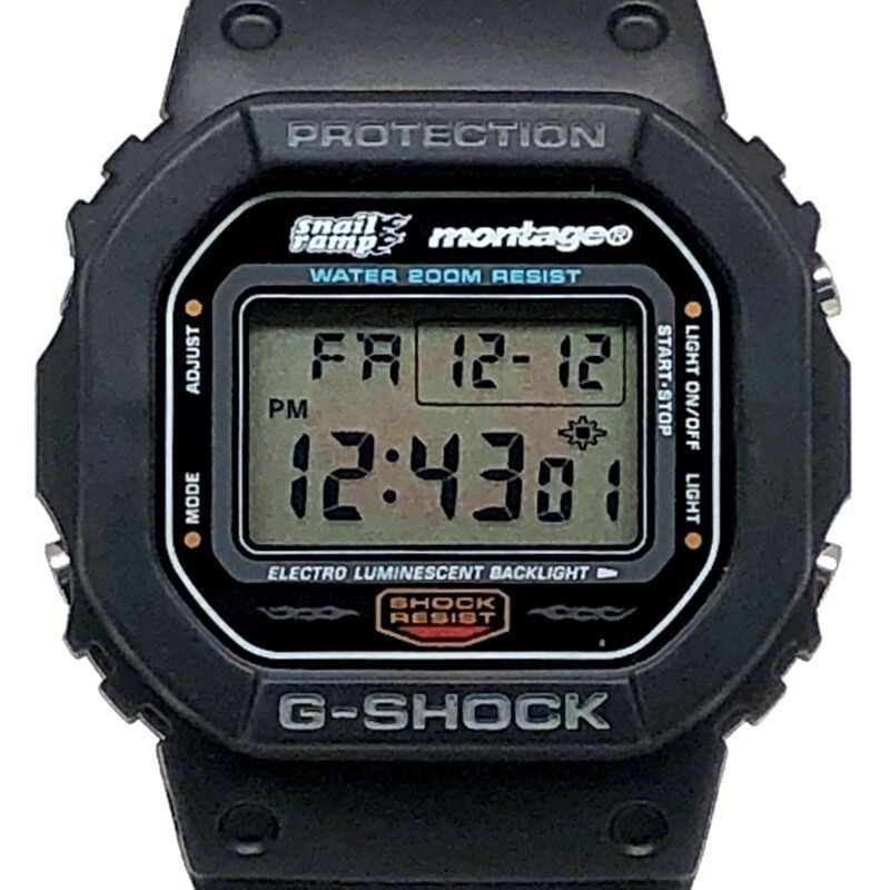 卡西歐 G-SHOCK 手錶 DW-5600VTSR-1T 蝸牛坡 Montage 三重聯名款，2001 年在 Mikunigaoka 專賣-0