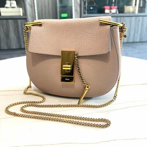 *SHIHNA名牌精品* CHLOE DREW 單肩迷你包(淡粉色)