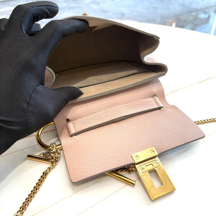 *SHIHNA名牌精品* CHLOE DREW 單肩迷你包(淡粉色)-4
