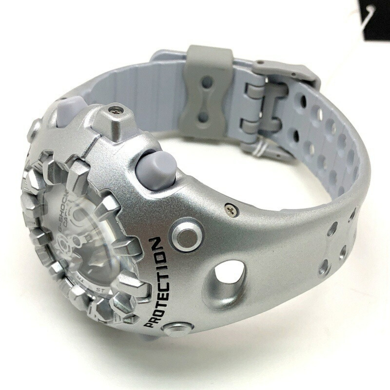 卡西歐 G-SHOCK 手錶 GA-V01A-8A，10 年電池壽命，有機設計，銀色，GA-V01 系列，2025 年 4 月發售，三國丘店有售。-4