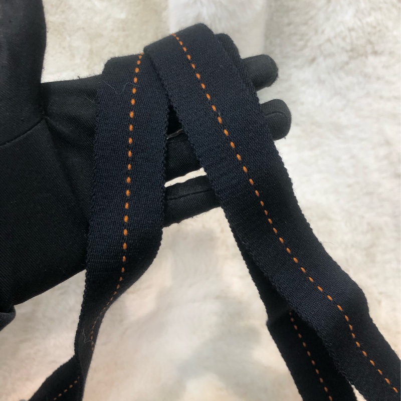 Hermes 2way 橙色線牛皮Tote XB334-9