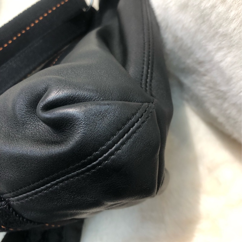 Hermes 2way 橙色線牛皮Tote XB334-12