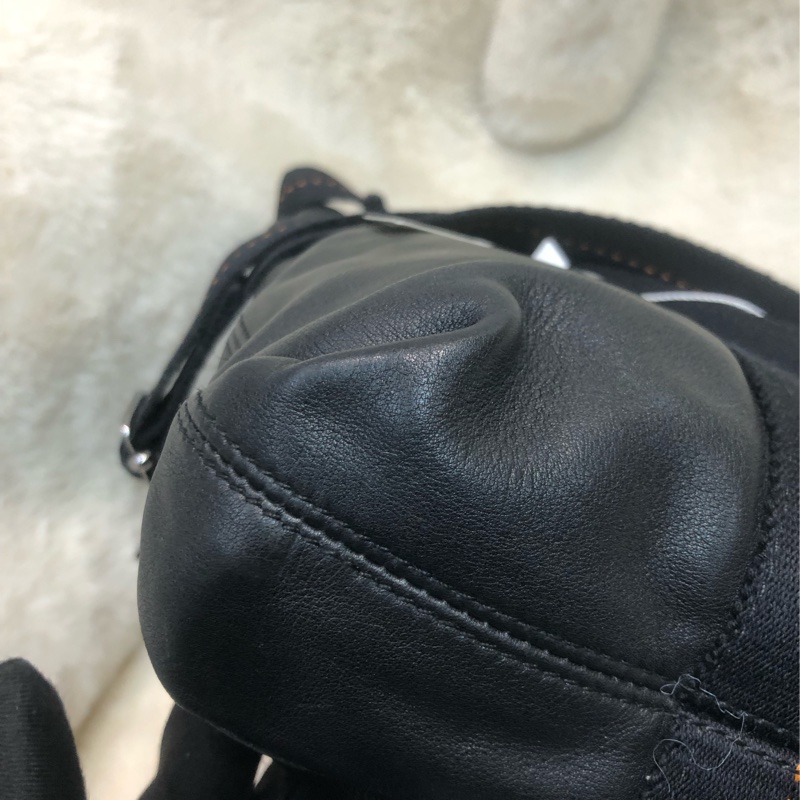 Hermes 2way 橙色線牛皮Tote XB334-13