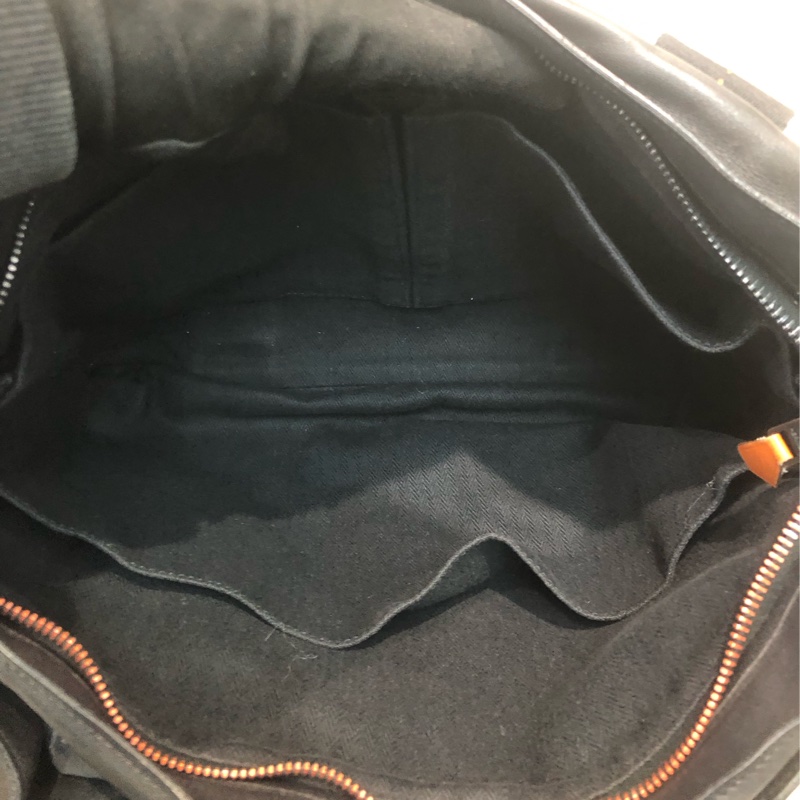 Hermes 2way 橙色線牛皮Tote XB334-15