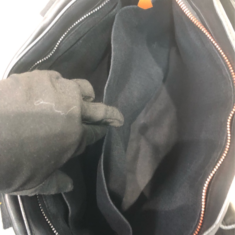 Hermes 2way 橙色線牛皮Tote XB334-16