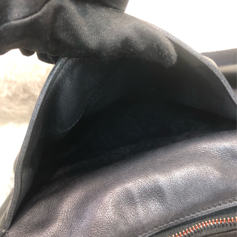 Hermes 2way 橙色線牛皮Tote XB334-18