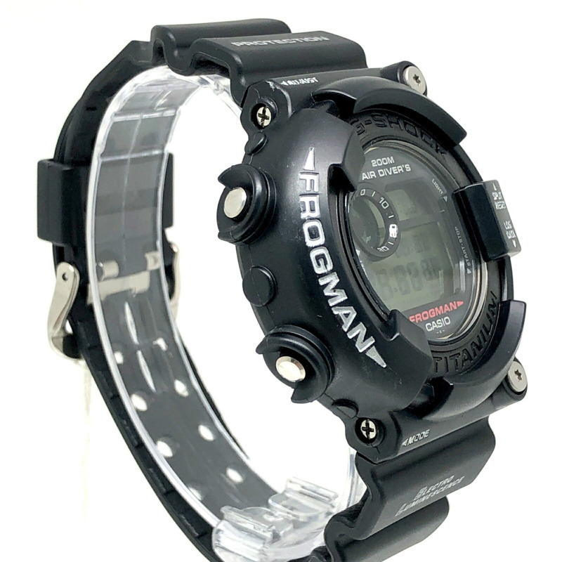 卡西歐 G-SHOCK DW-8200Z-1T 蛙人系列黑色鈦金屬錶殼潛水蛙腕錶，1997 年 10 月發售，Mikunigaoka 專賣店-1
