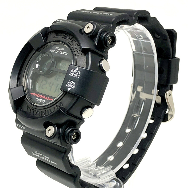 卡西歐 G-SHOCK DW-8200Z-1T 蛙人系列黑色鈦金屬錶殼潛水蛙腕錶，1997 年 10 月發售，Mikunigaoka 專賣店-2