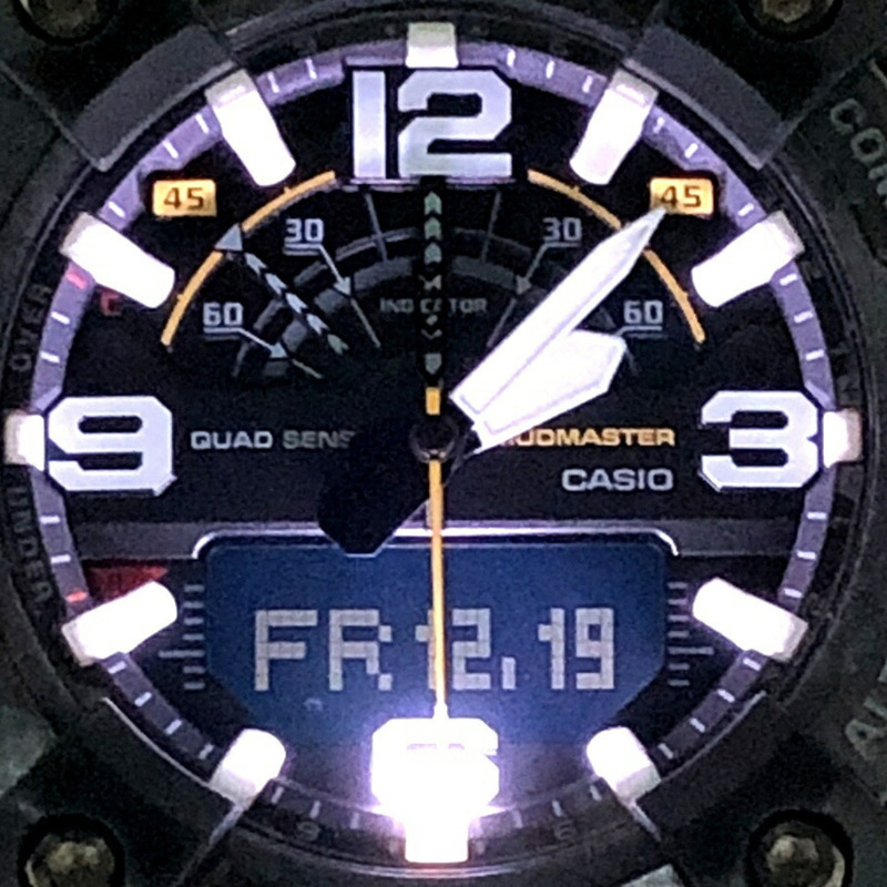 卡西歐 G-SHOCK 手錶 GG-B100-1A3 MUDMASTER 雙 LED 照明 四重感應器 碳纖維核心防護結構 行動連接 防泥 黑色 x 卡其色 Mikunigaoka 店-8