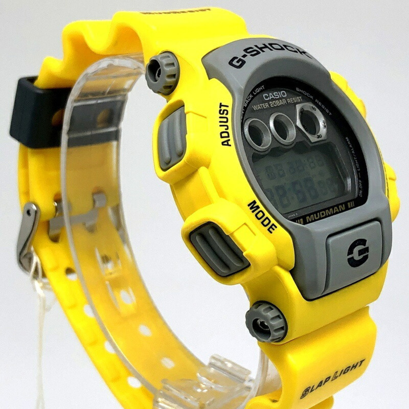 卡西歐 G-SHOCK 手錶 DW-8400Y-9T 泥人男士款 黃色 防泥防塵結構 1998 年 3 月發售 三國丘店-1