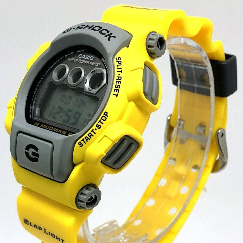 卡西歐 G-SHOCK 手錶 DW-8400Y-9T 泥人男士款 黃色 防泥防塵結構 1998 年 3 月發售 三國丘店-2