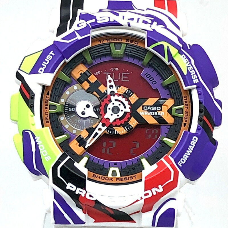 卡西歐 G-SHOCK 手錶 GA-110EVA30-7A 新世紀福音戰士30週年紀念版 新世紀福音戰士TV動畫週年紀念合作款 山下育人 初號機設計 2025年10月發售 三國丘店-0