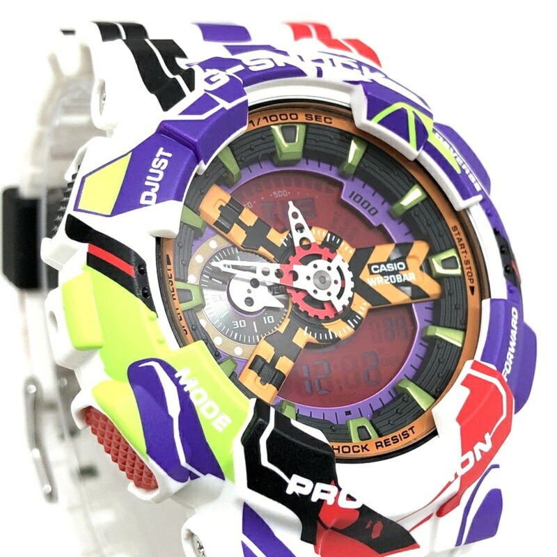 卡西歐 G-SHOCK 手錶 GA-110EVA30-7A 新世紀福音戰士30週年紀念版 新世紀福音戰士TV動畫週年紀念合作款 山下育人 初號機設計 2025年10月發售 三國丘店-3