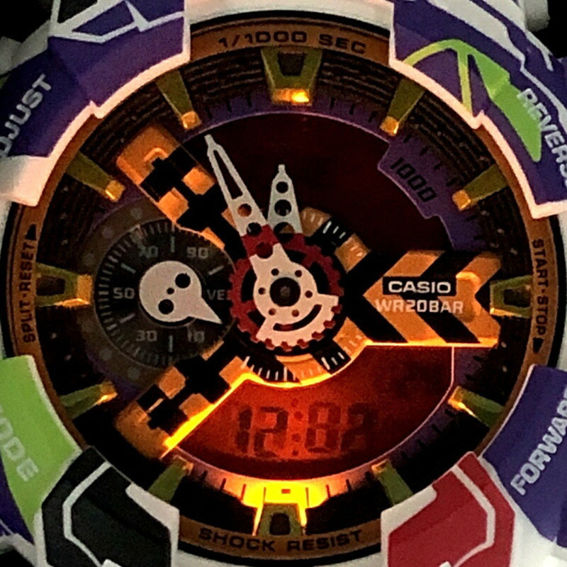 卡西歐 G-SHOCK 手錶 GA-110EVA30-7A 新世紀福音戰士30週年紀念版 新世紀福音戰士TV動畫週年紀念合作款 山下育人 初號機設計 2025年10月發售 三國丘店-8