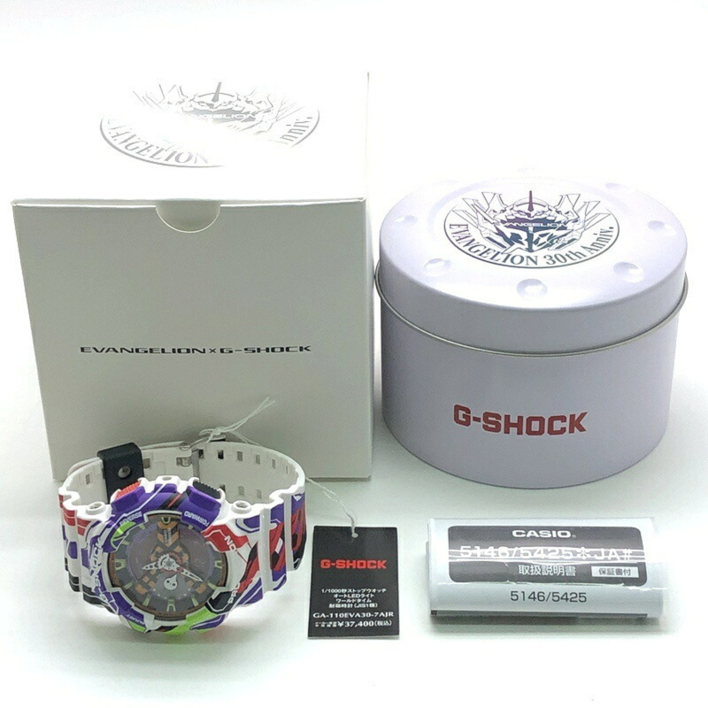 卡西歐 G-SHOCK 手錶 GA-110EVA30-7A 新世紀福音戰士30週年紀念版 新世紀福音戰士TV動畫週年紀念合作款 山下育人 初號機設計 2025年10月發售 三國丘店-9