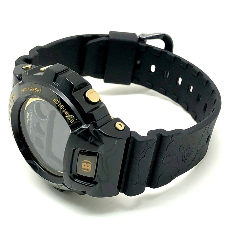 卡西歐 G-SHOCK 手錶 GM-6900BAPE-1 BAPE 30週年紀念版獨家款 A週年紀念款 金屬錶圈 黑色迷彩 2023年11月發售 Mikunigaoka 店鋪-4