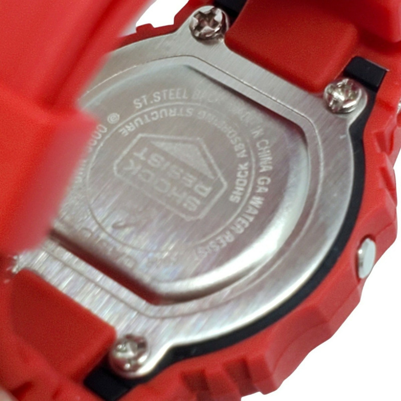 卡西歐 G-SHOCK DWN-5600-4JR 奈米錶帶方形數字 5600 系列石英紅色手錶，2025 年 11 月發售，Kaizuka 商店有售。-6