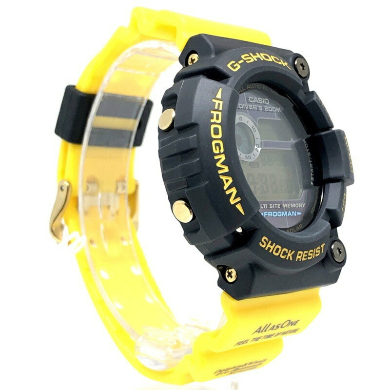 卡西歐 G-SHOCK GW-204K-9 蛙人 Irukuji 2004 太陽能動力 FROGMAN 國際 Irukakuji 黑黃雙色數位錶盤 Mikunigaoka 店-1