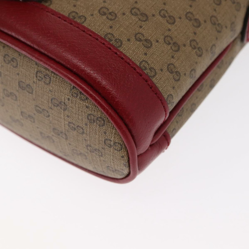 【日本直送】GUCCI Micro GG Supreme哆啦A夢肩包 PVC 米色 金色 647801 正品 161141SM-15