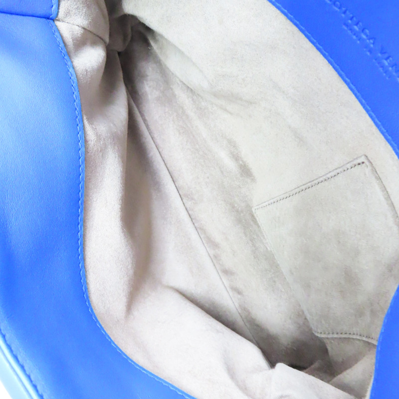 藍色 羊皮編織 肩背包【BOTTEGA VENETA BV 寶緹嘉】-5