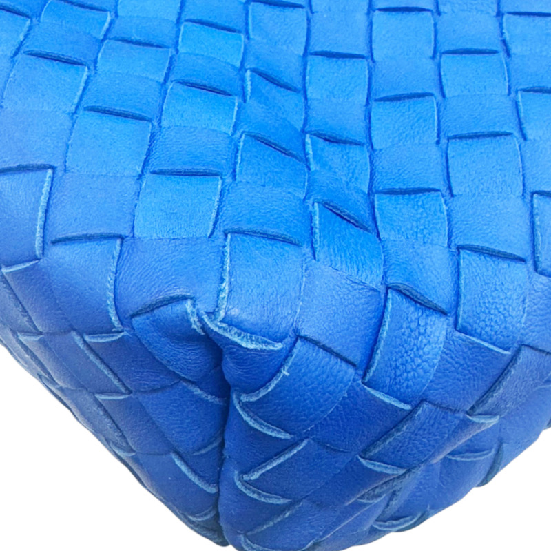 藍色 羊皮編織 肩背包【BOTTEGA VENETA BV 寶緹嘉】-12