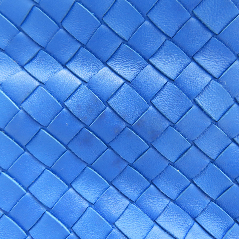 藍色 羊皮編織 肩背包【BOTTEGA VENETA BV 寶緹嘉】-16