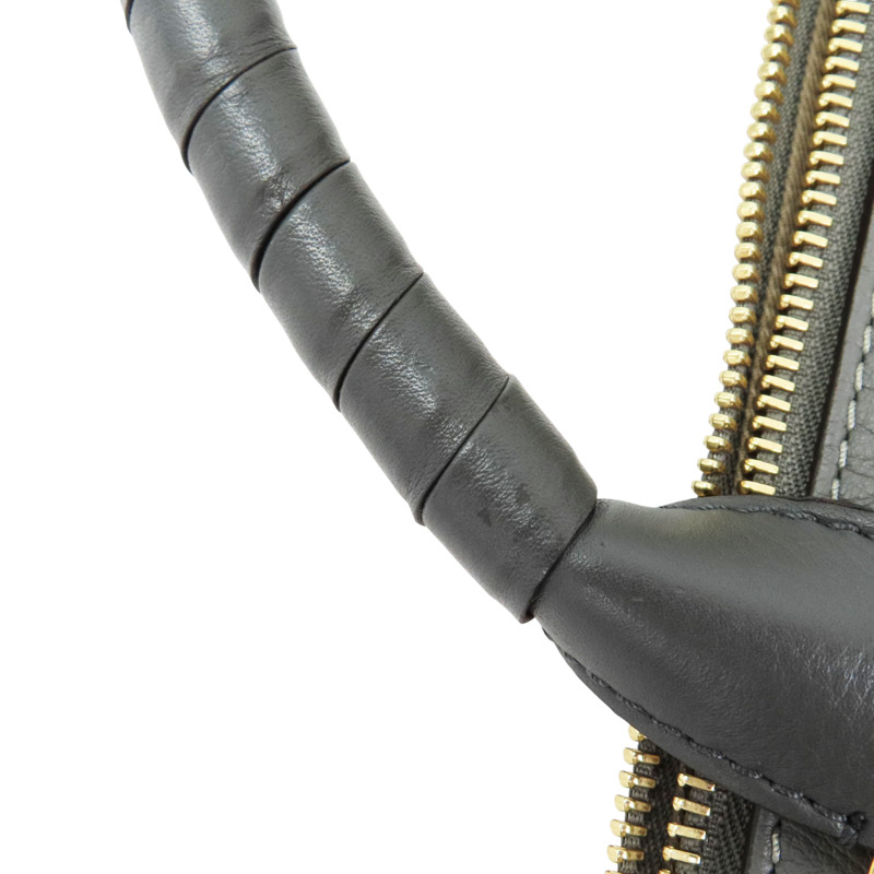 灰色 牛皮 Marcie 肩背包【Chloe 克羅伊】-13