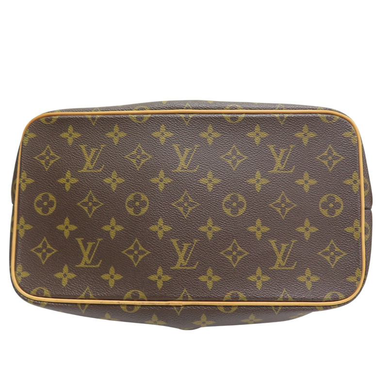 棕色 原花帆布 Palermo PM 兩用包【LOUIS VUITTON LV 路易威登】 M40145-3