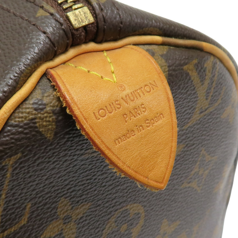 棕色 原花 帆布 SPEEDY 30 手提包 M41526 (無鑰使)【LOUIS VUITTON LV 路易威登】 M41526-7
