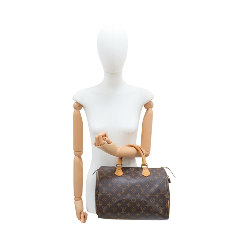 棕色 原花 帆布 SPEEDY 30 手提包 M41526 (無鑰使)【LOUIS VUITTON LV 路易威登】 M41526-9