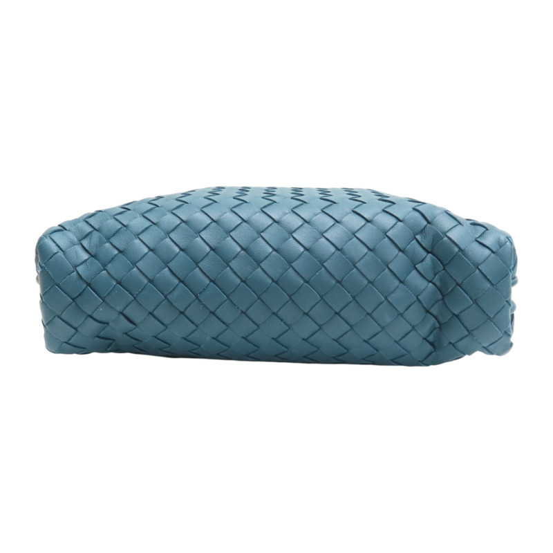 復古藍色 編織羊皮Nodini 斜背包 肩背包【BOTTEGA VENETA BV 寶緹嘉】 245354-3