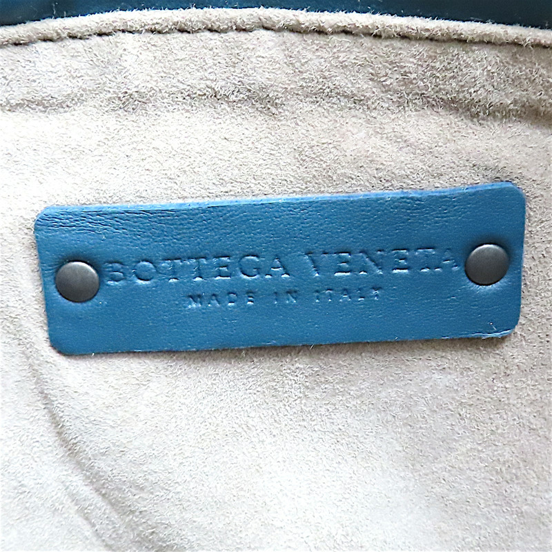 復古藍色 編織羊皮Nodini 斜背包 肩背包【BOTTEGA VENETA BV 寶緹嘉】 245354-7