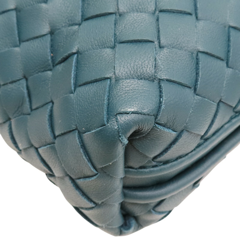 復古藍色 編織羊皮Nodini 斜背包 肩背包【BOTTEGA VENETA BV 寶緹嘉】 245354-13