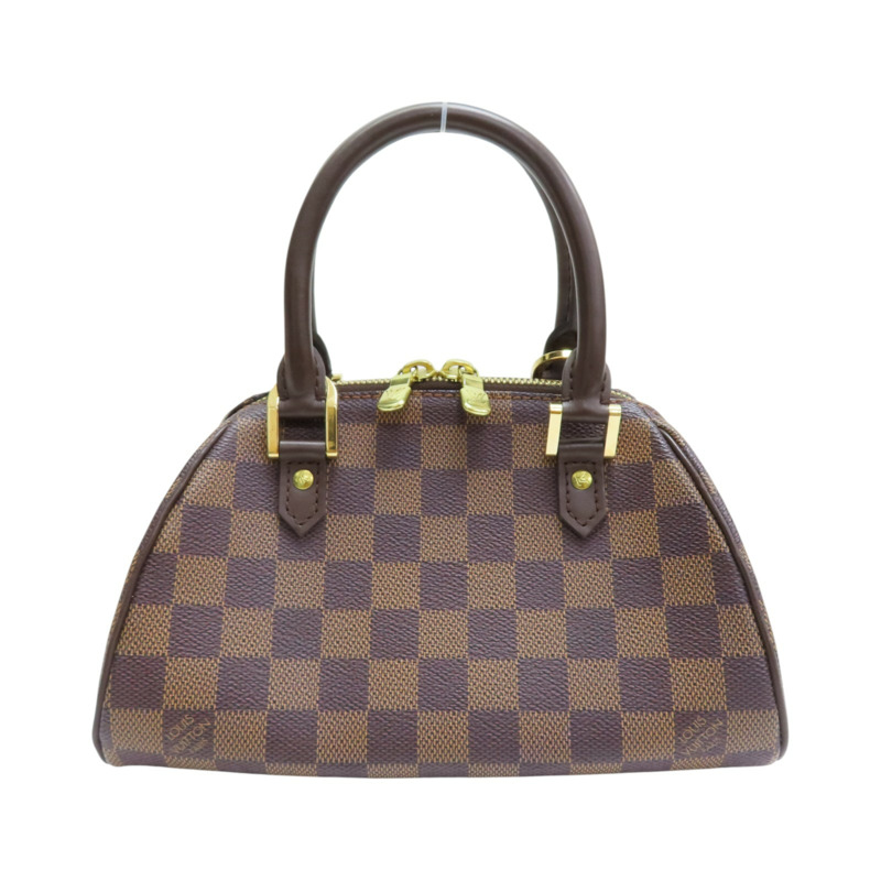 棕色 棋盤格帆布 Rivera Mini 手提包【LOUIS VUITTON LV 路易威登】 N41436-0