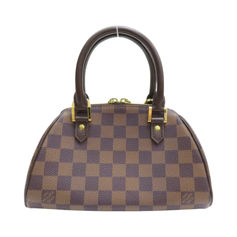 棕色 棋盤格帆布 Rivera Mini 手提包【LOUIS VUITTON LV 路易威登】 N41436-1
