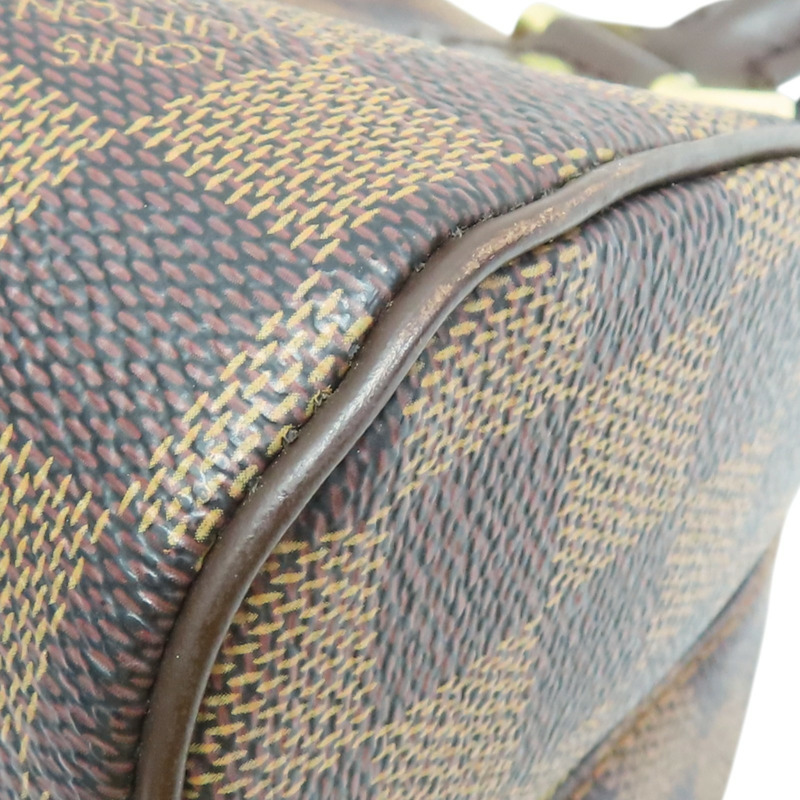 棕色 棋盤格帆布 Rivera Mini 手提包【LOUIS VUITTON LV 路易威登】 N41436-12