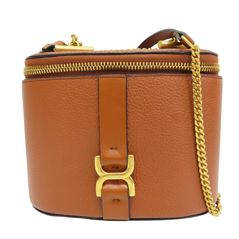 棕色 牛皮 肩背包【Chloe 克羅伊】-0