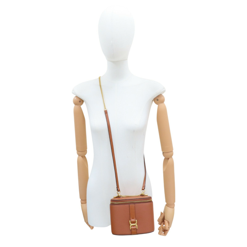 棕色 牛皮 肩背包【Chloe 克羅伊】-6