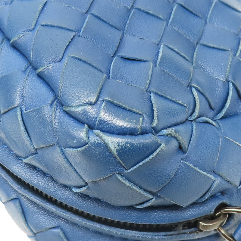 藍色 編織羊皮 肩背包【BOTTEGA VENETA 寶緹嘉】 310774-13