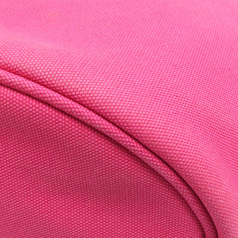 粉色帆布 棕色牛皮 Canapa tote 兩用包【PRADA 普拉達】 1BG163-6