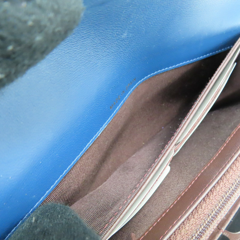 藍色 羊皮 trendy long wallet 扣式t長夾【CHANEL 香奈兒】-6