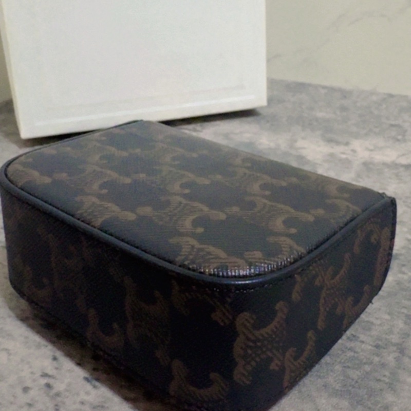 Celine mini triomphe經典提花-11