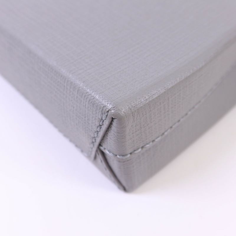 BALENCIAGA 牛皮皮革Mini Shopping Phone Holder銀扣手挽肩背兩用袋-9