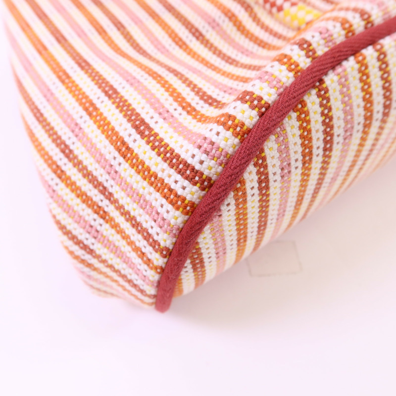 HERMES 布料Animaux Nattes Backpack銀扣背包-14