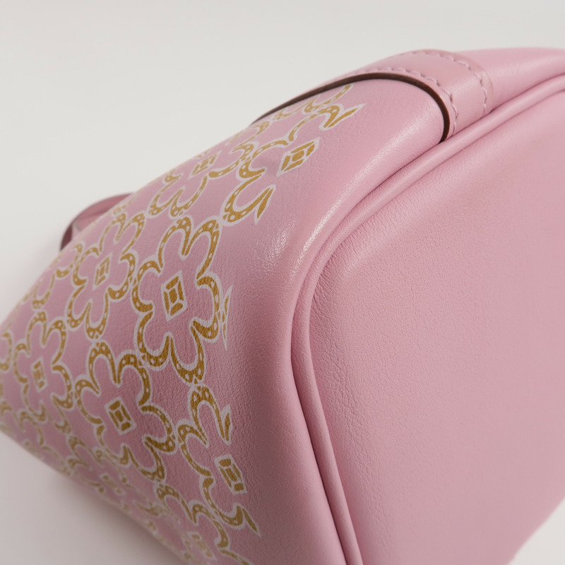 HERMES Swift皮革Micro Lucky Daisy Picotin銀扣手挽袋Mauve Sylvestre-13