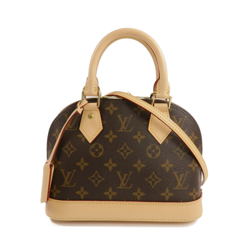 LOUIS VUITTON Monogram Alma BB金扣手挽肩背兩用袋-0