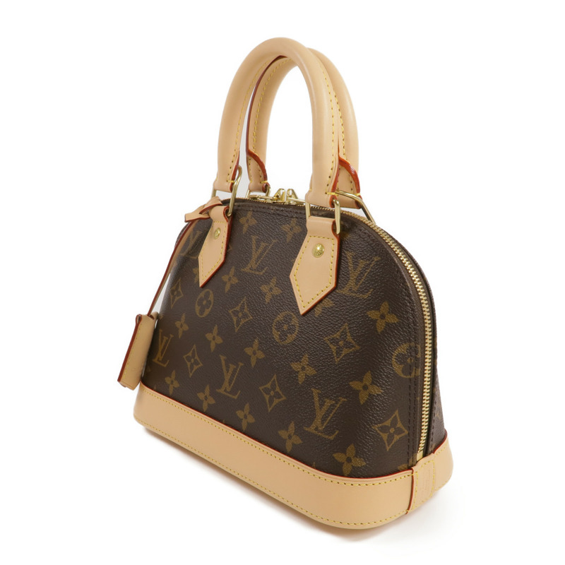 LOUIS VUITTON Monogram Alma BB金扣手挽肩背兩用袋-1