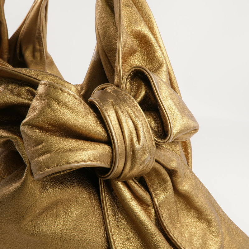 Valentino 羊皮皮革Shoulder Bag金扣肩背袋-14