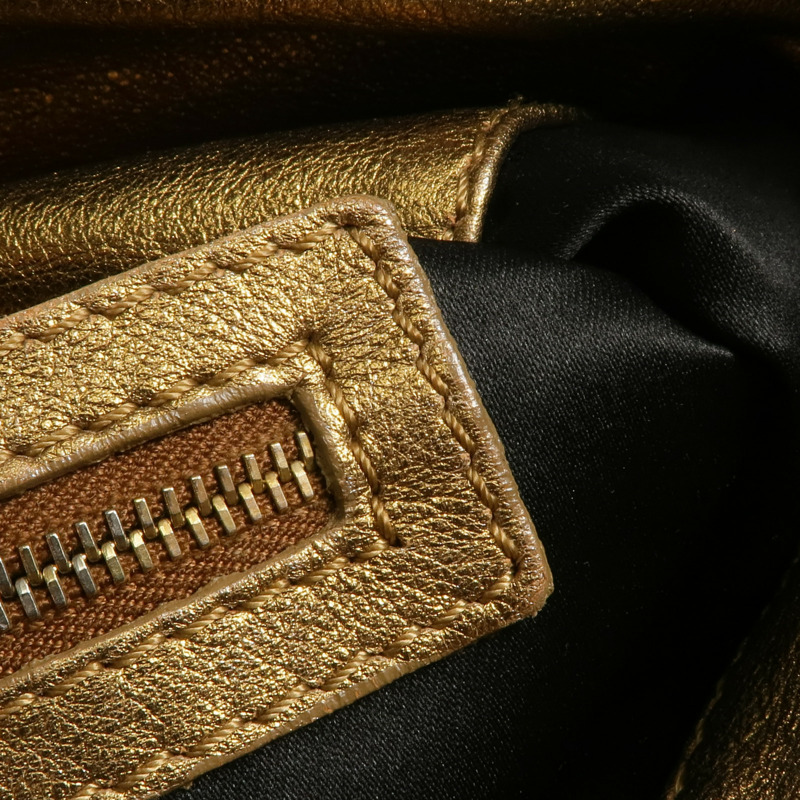 Valentino 羊皮皮革Shoulder Bag金扣肩背袋-19